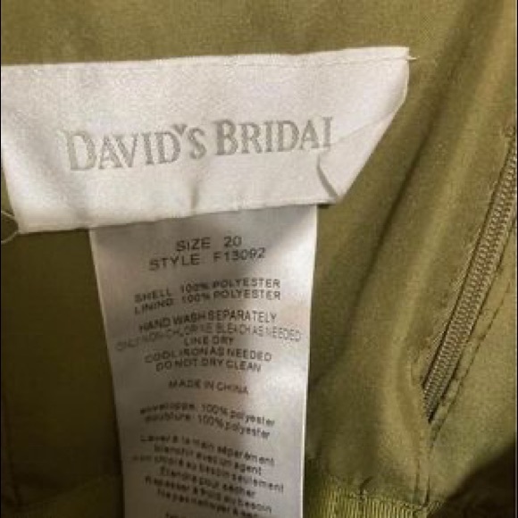 New Formal size 20 David’s Bridal - Picture 6 of 10